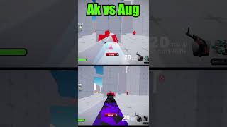 AK47 Vs. AUG. AR skins Roblox Rivals.