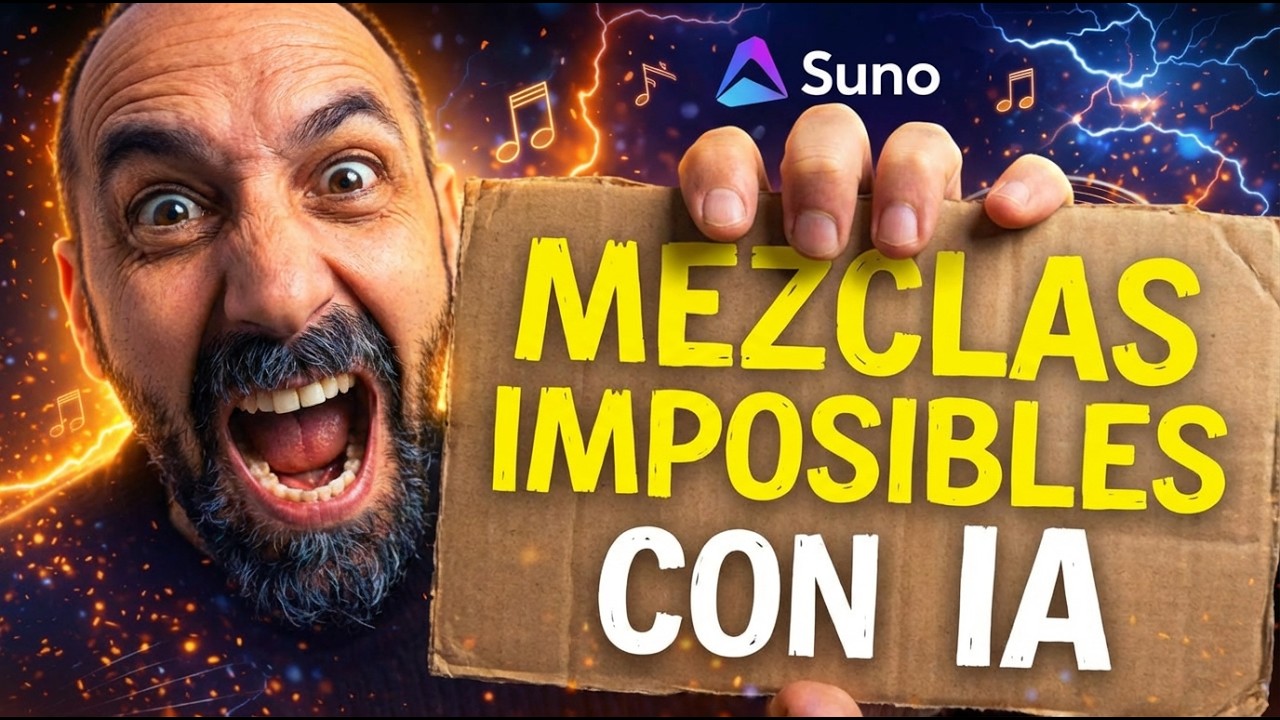 SUNO Mashup: CREA mezclas musicales IMPOSIBLES 🚀