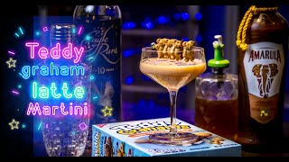 Teddy Graham Latte Martini With Bourbon And Amarula