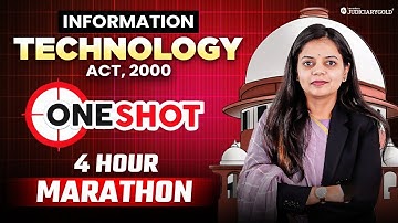 Complete Information Technology Act, 2000 in 4 Hours | ONE SHOT MARATHON