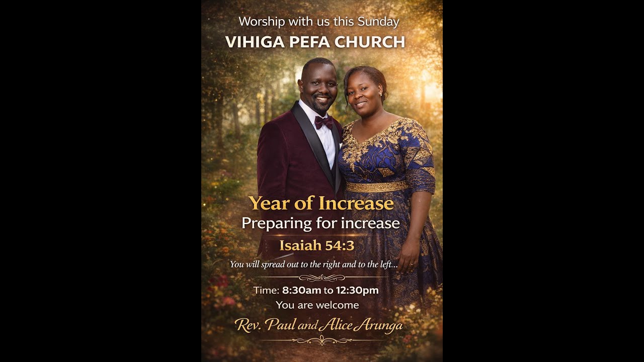YEAR OF INCREASE SERMON ||1st Feb 2026||By Rev.Paul Arunga
