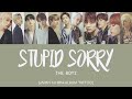 THE BOYZ (ザボーイズ) - Stupid Sorry [Kan|Rom|Eng Lyrics]