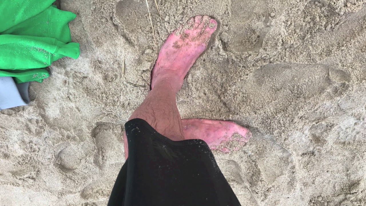 Feet after Polar Bear Plunge East Hampton 2020 YouTube