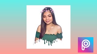 PicsArt Tutorial (Dripping Effect) Easiest way | Jinky Romero