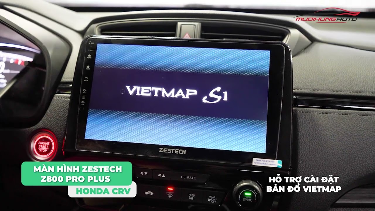 HONDA CRV 2022 lắp màn hình Android Zestech Z800 Pro... - youtube