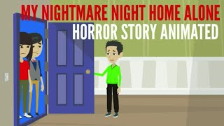 My Nightmare Night Home Alone Horror Story Animated