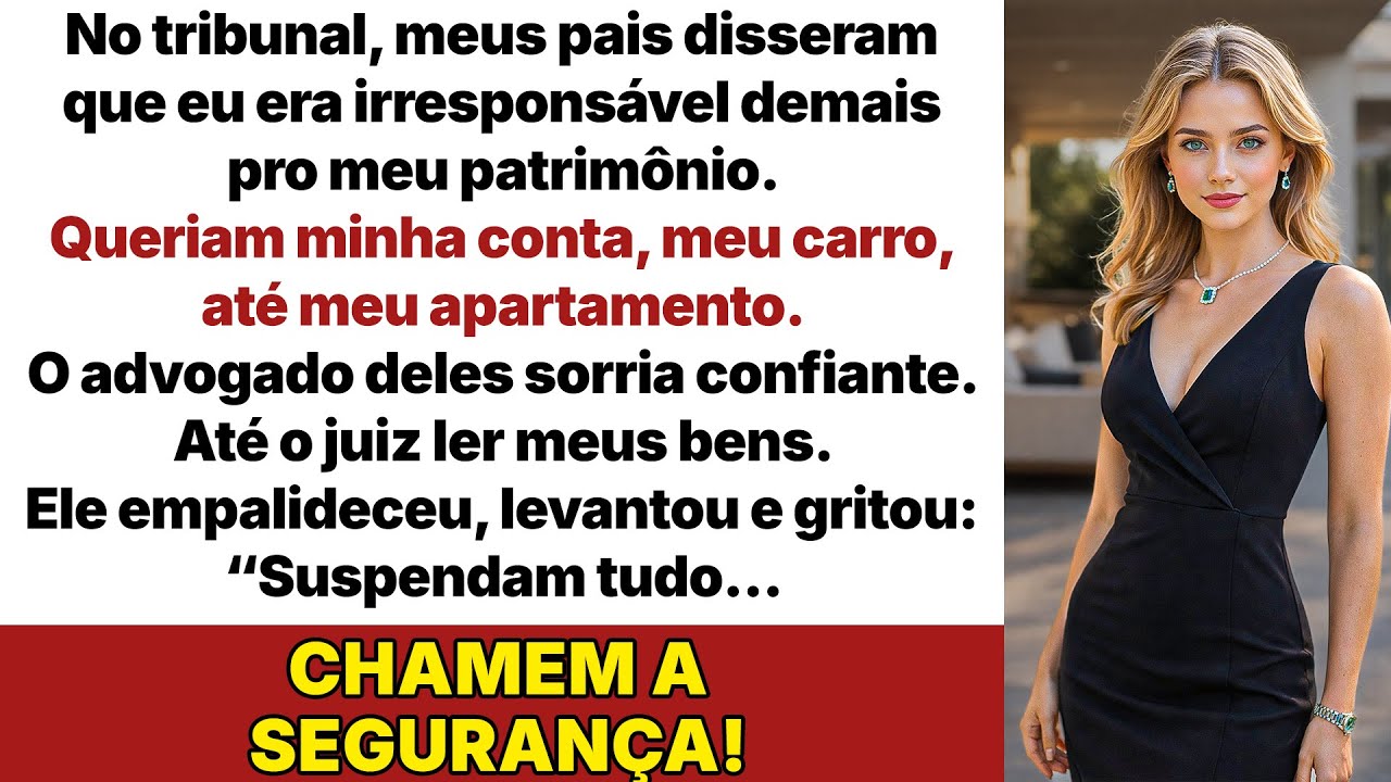 Meus pais quiseram tudo no tribunal, até o juiz ler minha fortuna real...