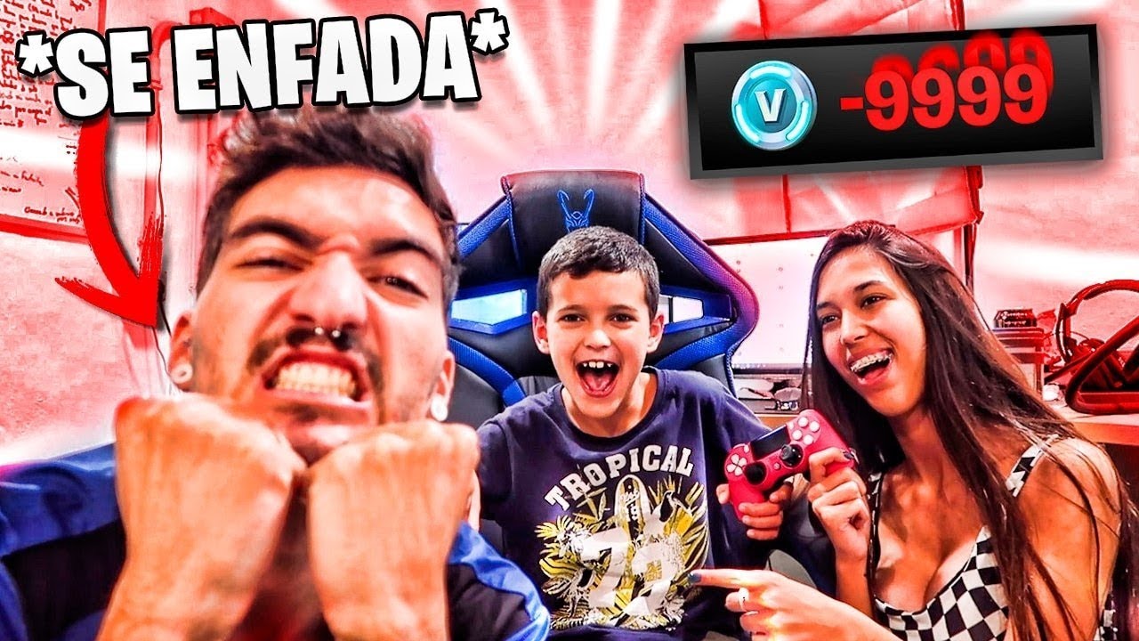 LE GASTAMOS TODOS los PAVOS a mi NOVIO de FORTNITE... *TERMINA MUY MAL*😡