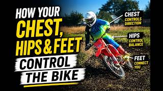 How Your Chest, Hips & Feet Control the Bike in Motocross