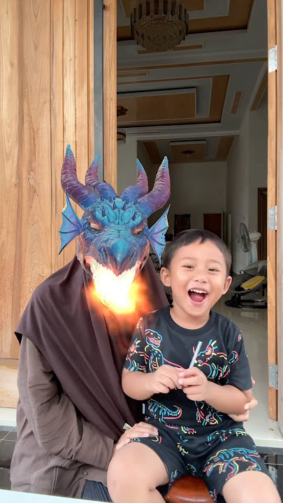 Bocil takut emak jadi naga 😂🐲 #shorts