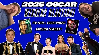 2025 Oscar Winners REACTION! (I'M STILL HERE WINS!!!)