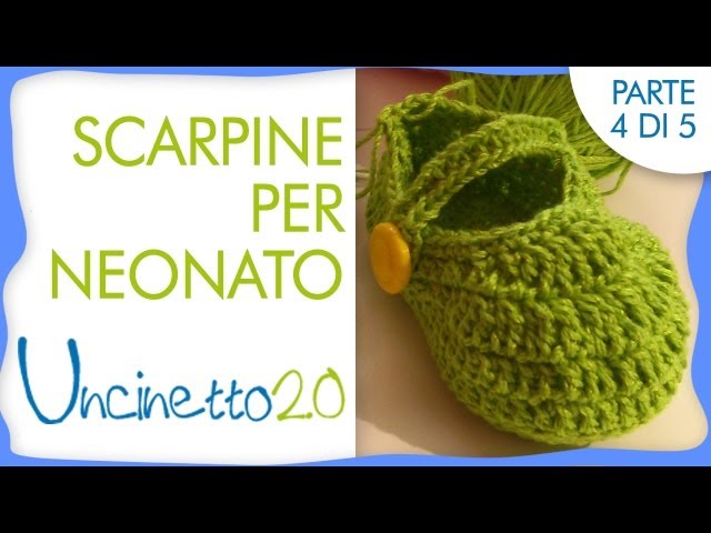 Tutorial Per Di 5 8xwknopn0 Scarpine Neonato Uncinetto 4 31JlFKTc