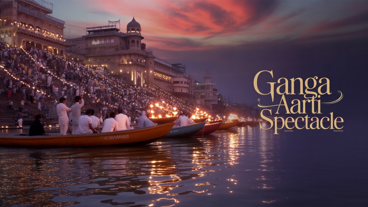 Varanasi Ganga Aarti 4K Boat Ride: Epic Cinematic Experience 2025 | Incredible India