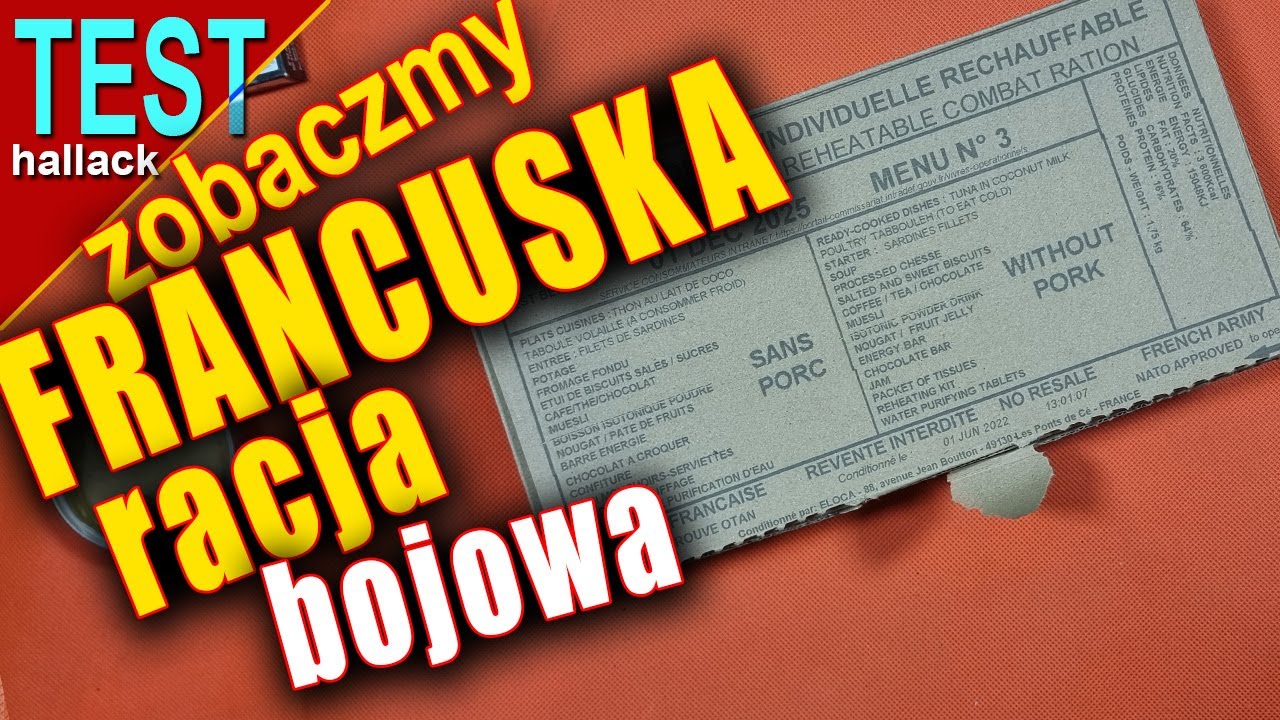 Francuska racja wojskowa - chyba nasza lepsza?