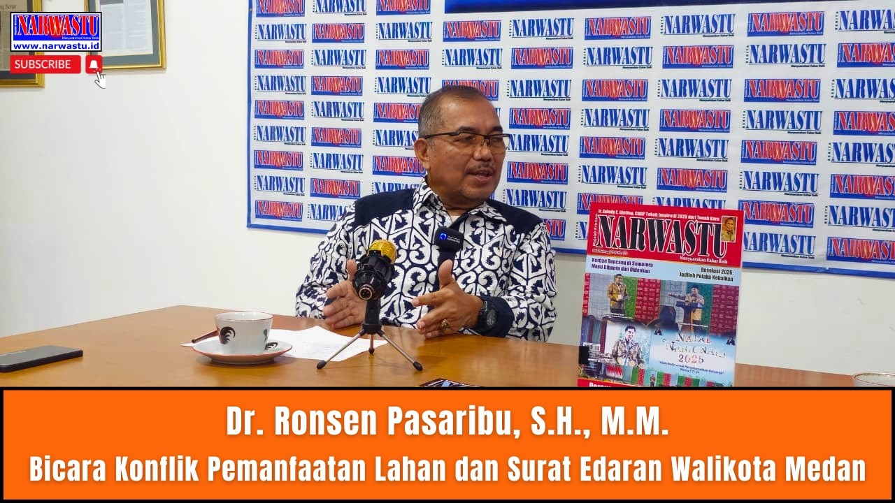 Pakar Konflik Pertanahan Bicara Surat Edaran Walikota Medan
