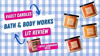 Lit Review: Bath & Body Works Vault Online Exclusive Candles Apple Cinnamon Spice Candle Review 🍂 Lit Review: Bath & Body Works Vault Online Exclusive Candles Apple Cinnamon Spice Candle Review 🍂