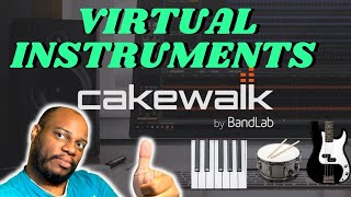 How to Use Virtual Instruments in Cakewalk by Bandlab  (SI Instruments)  Tutorial