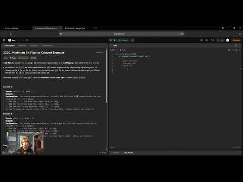 2220  Minimum Bit Flips to Convert Number (Python)
