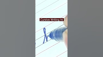 How to write small letter ht | Cursive writing a to z #cursivewriting #handwriting  #shorts