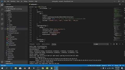 get release & debug SHA1 key in android react native app(step by step)