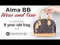 Louis Vuitton Alma BB Wear and Tear on 8 Year Old bag | Purchased preowned from Fashionphile