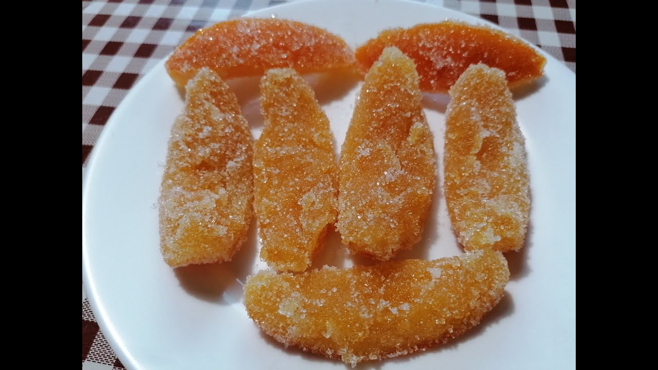 Kandirane pomaranče - Arance candite - Naranjas confitadas - Candied oranges