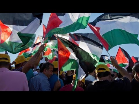 Протест в Иерусалиме на фоне выселения палестинских семей после войны Израиля и Палестины