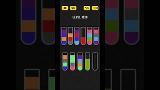 Water sort puzzle level 1038