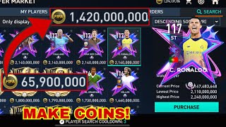 EASIEST WAY TO MAKE MILLIONS OF COINS IN FIFA MOBILE DO THIS