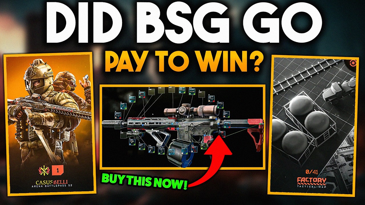 BSG Under Fire - Is Tarkov Becoming Pay To Win? - YouTube