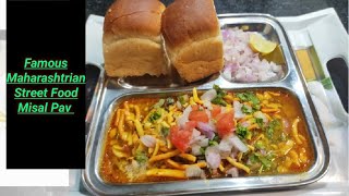 Misal Pav Recipe||Maharashtrian Street Food Misal Pav|| Street Food Zaika Misal Pav||मिसल पाव रेसिपी