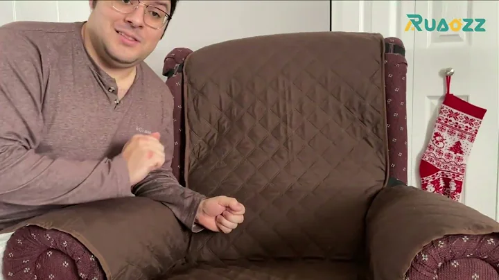 Ruaozz Waterproof Recliner Chair Cover Installation