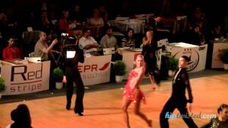 Gabriele Goffredo - Anna Matus, Brno Open 2012, WDSF int open latin, 2. round - jive