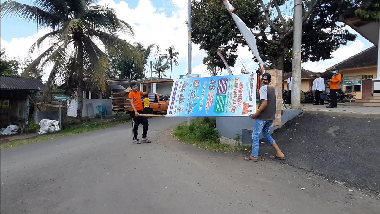 Eps.41 || GIAT PEMASANGAN BANNER WASPADA BENCANA. - YouTube
