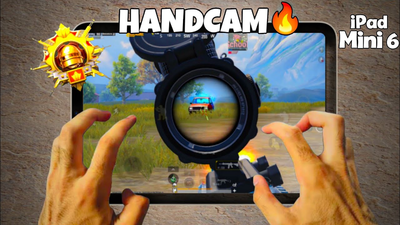 iPad Mini 6 in 2026 🔥| PUBG HANDCAM 🥵 5 Finger Claw | New Update ...