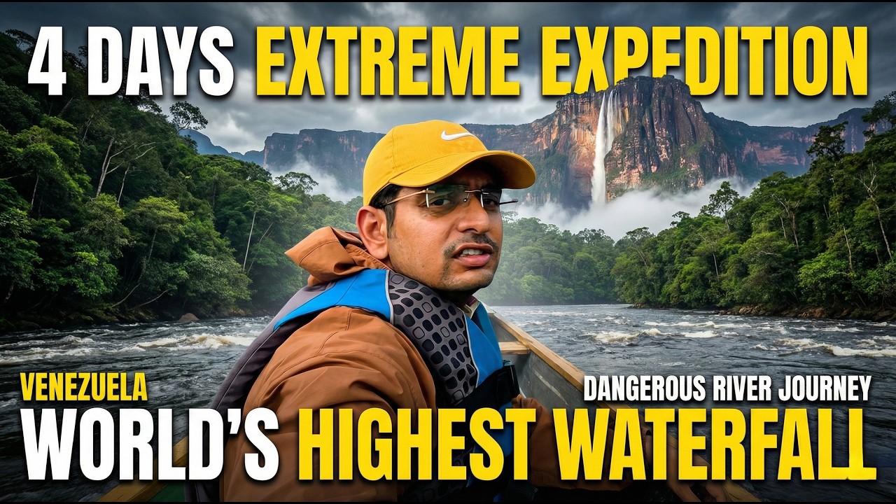Surviving Venezuela’s Jungle to Witness 1 KM High Angel Falls