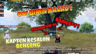 OOI KACAU BIKIN KAPTEN KESEL - PUBG MOBILE