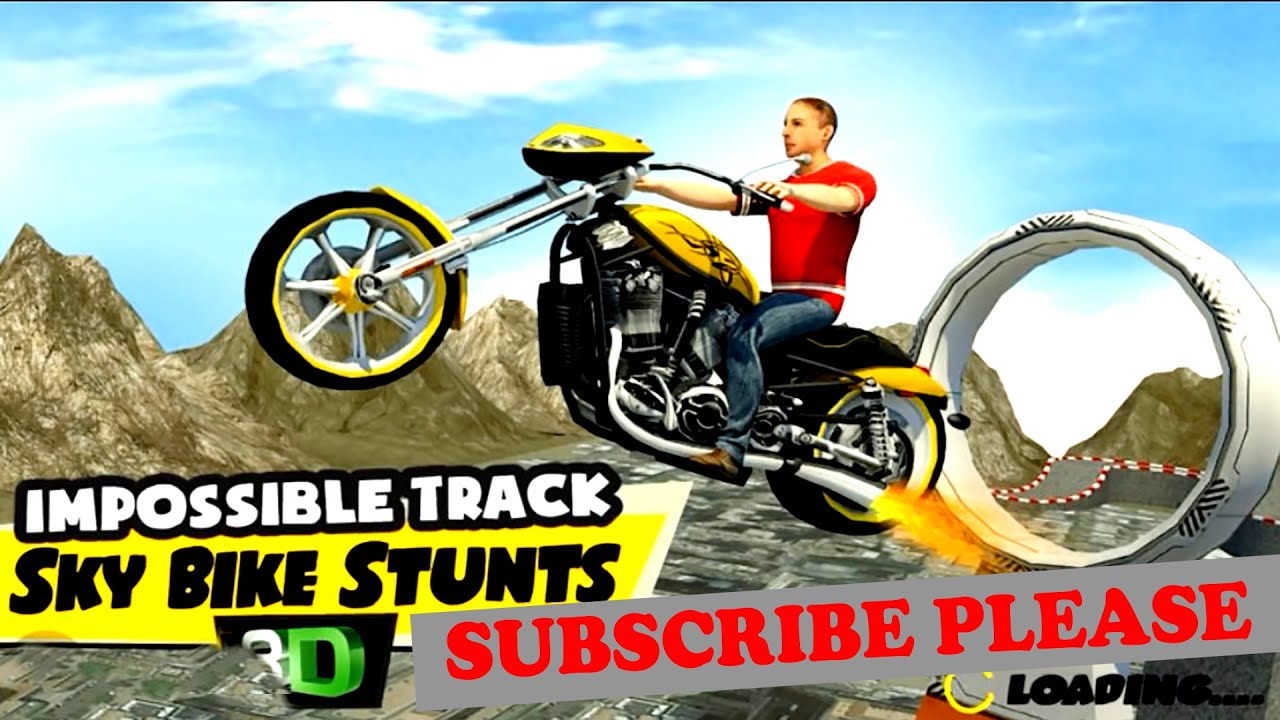 IMPOSSIBLE TRACK SKY BIKE STUNTS 3D Game 