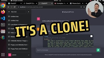 Making my ChatGPT Clone actually work!