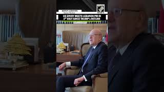 US dy Middle East envoy Morgan Ortagus meets Lebanon’s Mikati in first visit since Trump took office