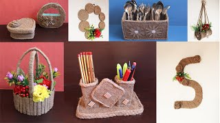 8 Most Beautiful Jute Craft Idea !!! Brand New Jute Craft for Your Home !!