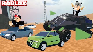 Mars Kamyonu ile Araba Kapışmasına Girdim!! Çok Dayanıklı  Panda ile Roblox Car Crushers 2