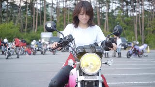 KawasakiのZに乗る綺麗な女性たち（インタビュー映像付き）