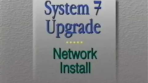 System 7 • training video for internal use (1991)
