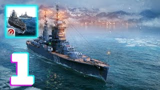 World of Warships Blitz War Gameplay Walkthrough Part 1 (iOS, Android) screenshot 2