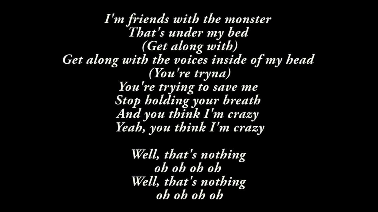 Monster Eminem текст. Монстер Рианна и Эминем текст. The Monster Eminem feat. Rihanna. The Monsters were never under my Bed стих.