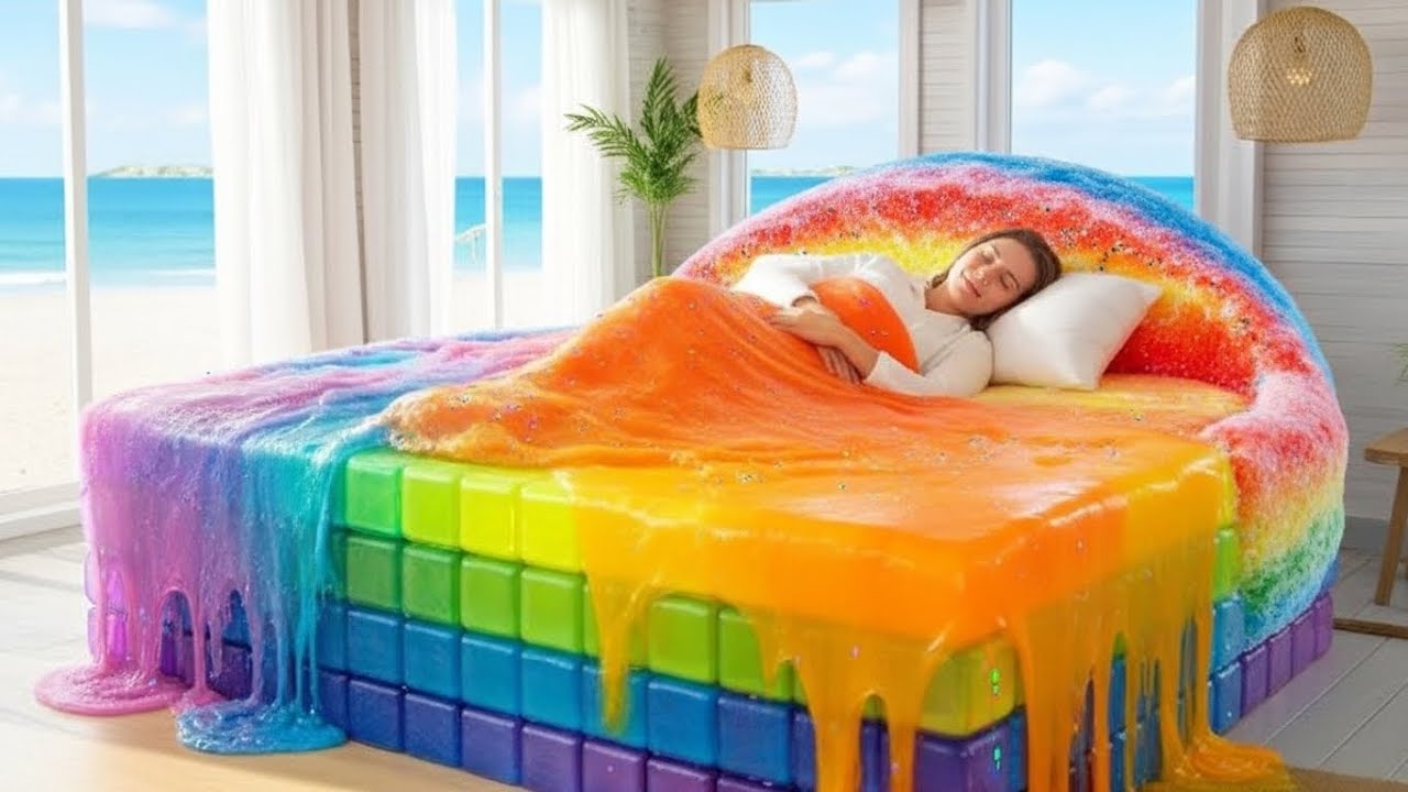 Which Dream bed would you sleep in? 🛌🌈 | Cozy & Satisfying AI ASMR Sounds