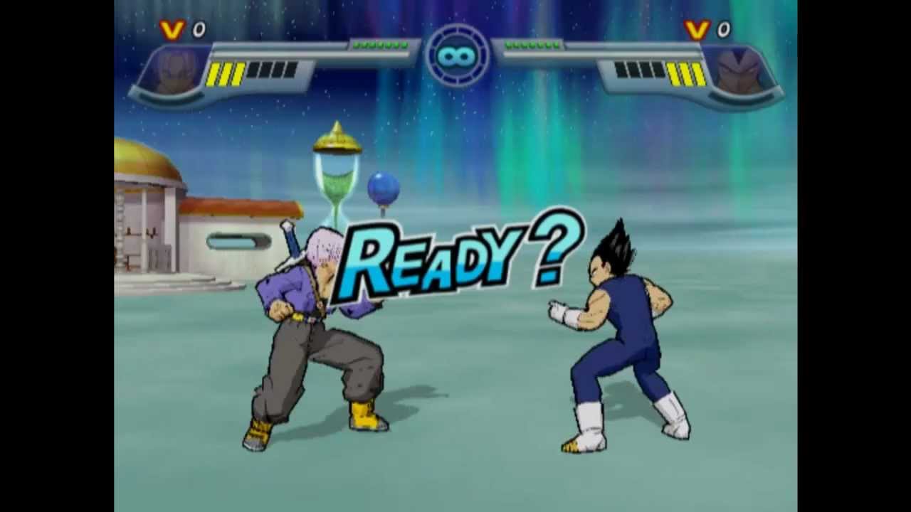 DBZ Infinite World Trunks vs Vegeta