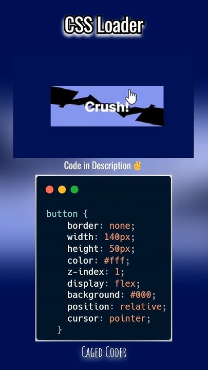 I Created an AMAZING Animated Button using CSS - YouTube