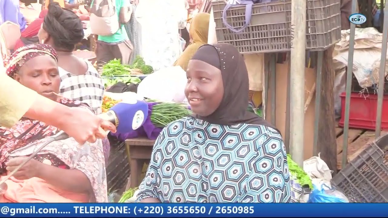 MARKET VENDORS ON YHE INDEPENDENCE OF THE GAMBIA AND THE COST OF COMMODITIES IN THE RAMADAN